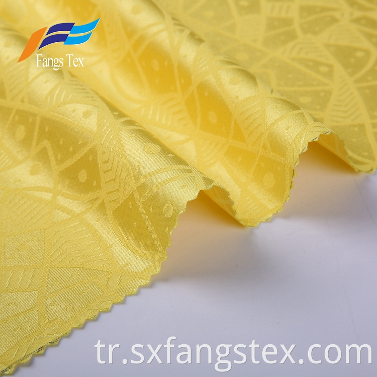 Breathable Polyester Jacquard Women Plain Garment Fabric